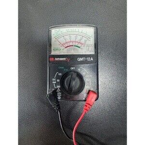 Gardner Bender GMT-12A Black Analog Multimeter w/ Battery 3.5"L x2.25"W